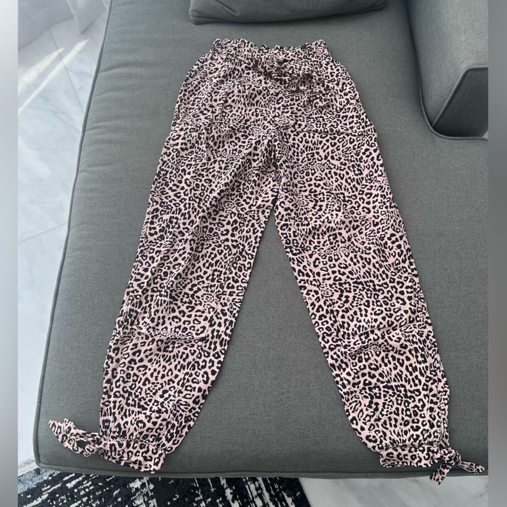 Leopard print pants